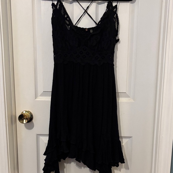 Free People Black Lace Dress - Picture 3 of 16